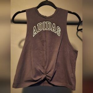 Adidas cropped tank size medium